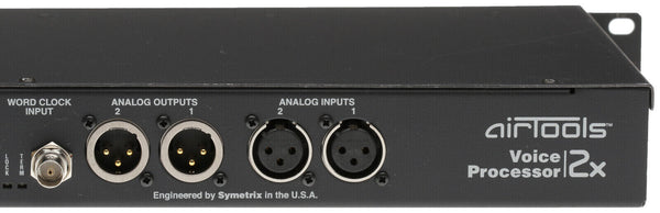 Airtools Symetrix 2X Dual Digital Voice Speech Processor Preamplifier Voiceover-www.prostudioconnection.com