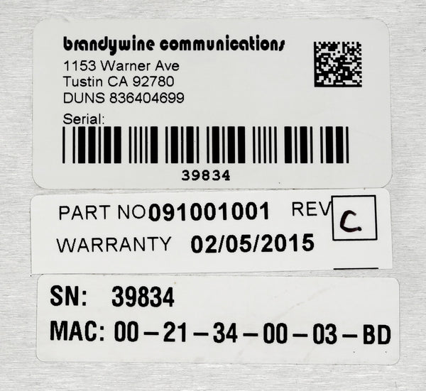 Brandywine NFS-221 GPS NTP Time Server 1PPS Network Frequency Standard *PARTS* [For Parts]-www.prostudioconnection.com