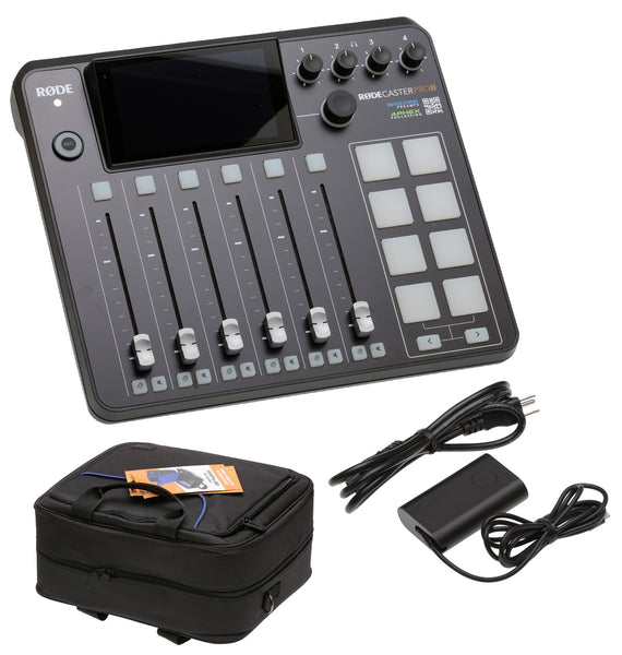 Rode RODECaster Pro II RCPII Integrated Audio Production Studio Console Mixer-www.prostudioconnection.com