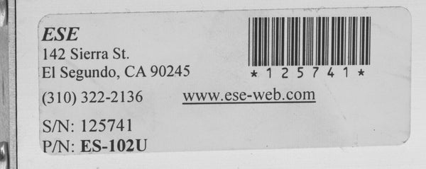 ESE ES-102U GPS Satellite SMPTE/EBU TC90 Timecode Atomic LED Clock Time Receiver [Used]-www.prostudioconnection.com