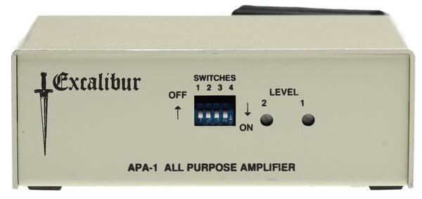 Excalibur APA-1 All Purpose Audio Utility Amplifier Stereo Dual Two Channel APA1 [Used]-www.prostudioconnection.com