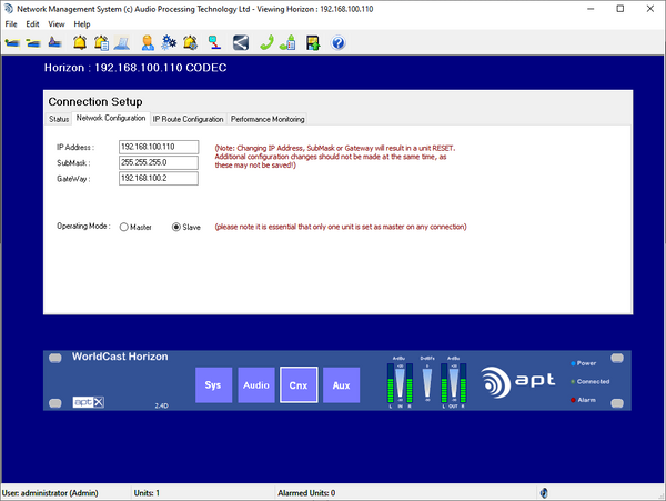 Worldcast Horizon APT-X Stereo Broadcast AES Digital Audio I/O IP Codec XLR AoIP-www.prostudioconnection.com