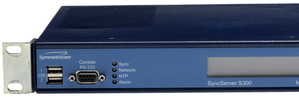 Symmetricom SyncServer PTP S300 UPGRADED GPS NTP Network Time Server NEW DISPLAY-www.prostudioconnection.com