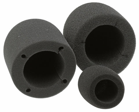New Black Foam Windscreens for Shure SM-5B Microphone - Triple Set - SM5B-www.prostudioconnection.com