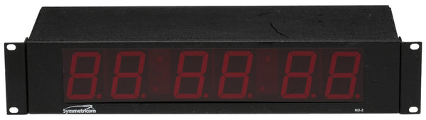 Symmetricom ND-2 NTP Internet IP Synchronized Red LED Wall Clock Ethernet ND2 [Refurbished]-www.prostudioconnection.com
