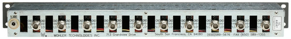 Wohler MSLV-120D 20 Channel AES Digital Audio VU Avg. & Peak LED Level Meter BNC [Used]-www.prostudioconnection.com
