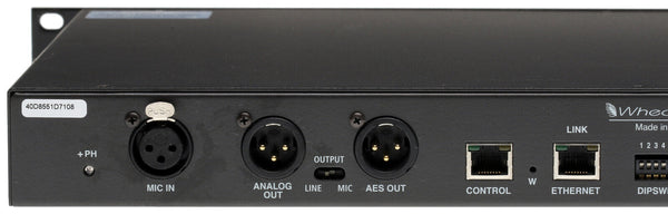 Wheatstone Vorsis M-1 AES Digital 96KHz Voice Processor Preamp Compressor M1-www.prostudioconnection.com