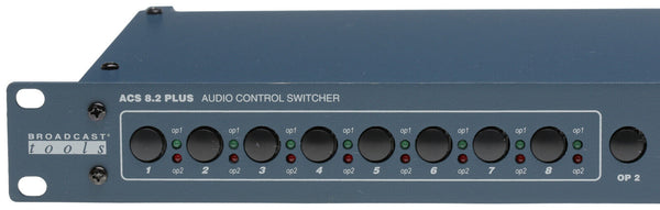 Broadcast Tools ACS 8.2 Plus Stereo Balanced Automation Switcher Router 115/230V-www.prostudioconnection.com