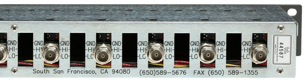 Wohler MSLV-120D 20 Channel AES Digital Audio VU Avg. & Peak LED Level Meter BNC [Used]-www.prostudioconnection.com