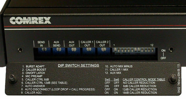 Comrex DH22 Dual Digital Hybrid Broadcast Analog Phone Line Audio Interface IFB-www.prostudioconnection.com