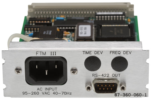 Symmetricom 87-360-060 XL-DC FTM III AC Line Frequency Measurement Monitor Card [Used]-www.prostudioconnection.com