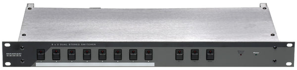 Broadcast Tools 8x2 Dual Audio Stereo Switcher Router Silence Sensor RS-232 GPI-www.prostudioconnection.com