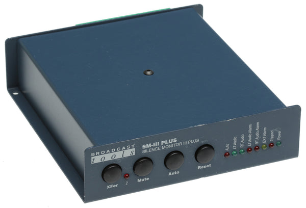 Broadcast Tools SM-III Silence Monitor III Plus Audio Loss Failover Alarm Relay-www.prostudioconnection.com