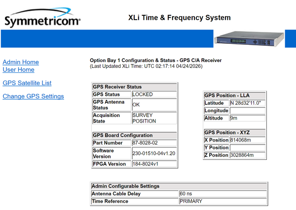 Symmetricom XLi GPS OCXO 10MHz Oscillator NTP Time Server w/ PPO TIET Freq Meas [Used]-www.prostudioconnection.com
