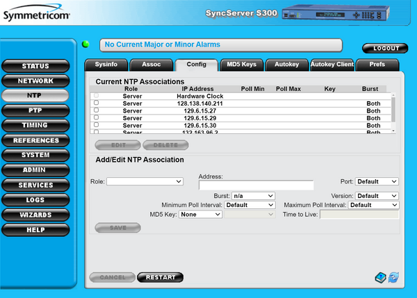Symmetricom SyncServer PTP S300 UPGRADED GPS IEEE-1588 NTP Network Time Server-www.prostudioconnection.com