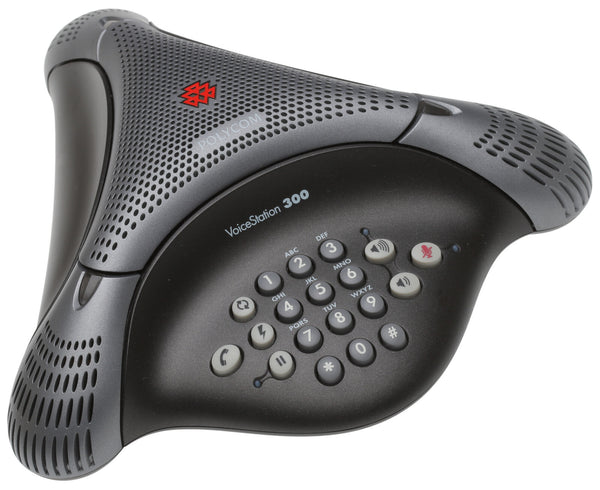 Polycom VoiceStation 300 Audio Conference Full Duplex Loudspeaker Speaker Phone [Refurbished]-www.prostudioconnection.com