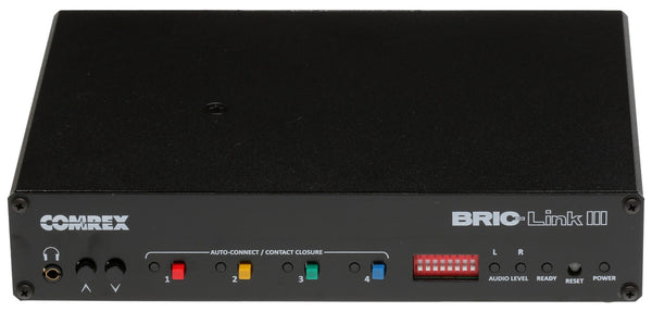 Comrex BRIC-Link III Broadcast Audio Over IP Duplex Digital Codec w/ Opus & AAC-www.prostudioconnection.com