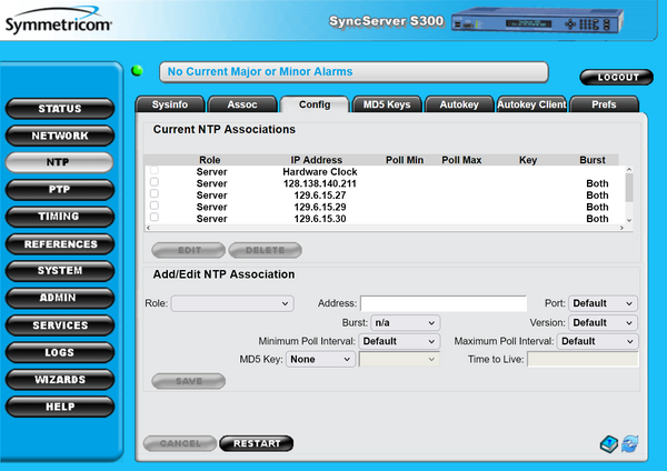 Symmetricom SyncServer S300 PTP UPGRADED GPS NTP Network Time Server NEW DISPLAY-www.prostudioconnection.com