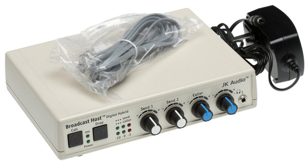JK Audio Broadcast Host Console Phone Audio Interface Digital Hybrid 115/230V-www.prostudioconnection.com