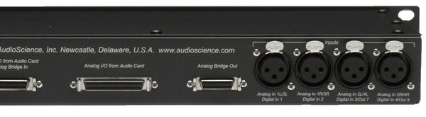 AudioScience BOB1024 Digital/Analog XLR Sound Card Breakout Box NEW WITH CABLES-www.prostudioconnection.com