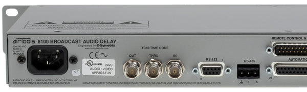 Symetrix Airtools 6100 AES Digital Audio Broadcast Profanity Delay DUMP Button-www.prostudioconnection.com