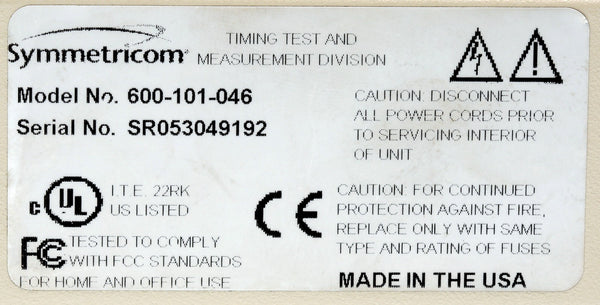 Symmetricom TrueTime XL-AK GPS 10Mhz TCXO Oscillator Pulse Generator with TI/ET [Used]-www.prostudioconnection.com