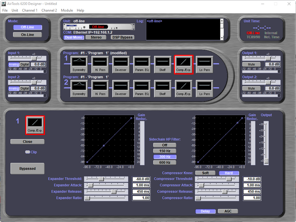 Airtools Symetrix 6200 Digital Mic Preamplifier Voice Speech Processor Voiceover-www.prostudioconnection.com