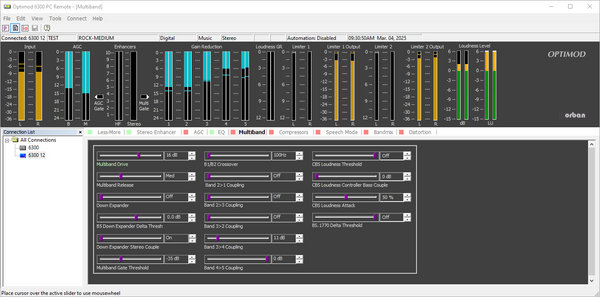 Orban Optimod 6300 5-Band Web AES DAB Digital Audio Broadcast Loudness Processor-www.prostudioconnection.com