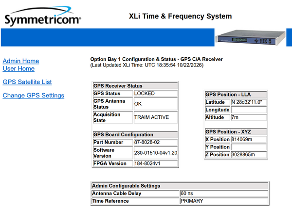 Symmetricom XLi GPS OCXO 10MHz Oscillator NTP Time Server w/ PPO TIET Freq Meas-www.prostudioconnection.com