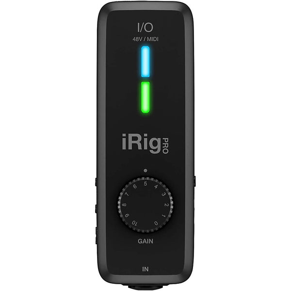 IK Multimedia iRig PRO I/O USB Audio Interface MIDI - OPEN BOX-www.prostudioconnection.com