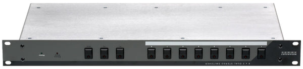 Broadcast Tools 8x2 Dual Audio Stereo Switcher Router Silence Sensor RS-232 GPI-www.prostudioconnection.com