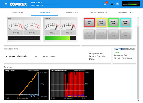 Comrex BRIC-Link II Broadcast Audio Over IP Duplex Digital Codec w/ Opus & AAC [Used]-www.prostudioconnection.com