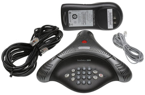 Polycom VoiceStation 300 Audio Conference Full Duplex Loudspeaker Speaker Phone [Used]-www.prostudioconnection.com