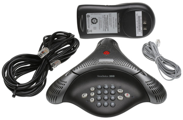 Polycom VoiceStation 300 Audio Conference Full Duplex Loudspeaker Speaker Phone [Used]-www.prostudioconnection.com