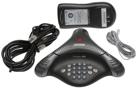 Polycom VoiceStation 300 Audio Conference Full Duplex Loudspeaker Speaker Phone [Used]-www.prostudioconnection.com