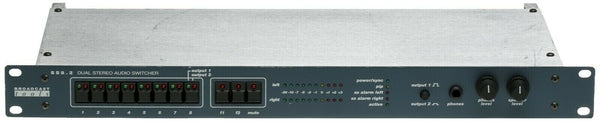 Broadcast Tools SS8.2 Automation Stereo Audio Switcher w/Silence Sensor SS 8.2-www.prostudioconnection.com