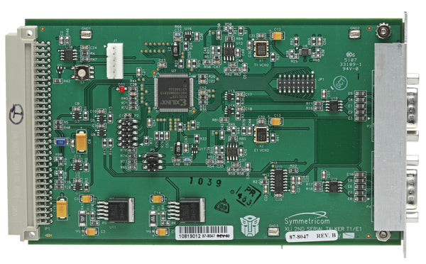 Symmetricom Microsemi 87-8047 XLi Second Serial Talker E1/T1 Expansion Card [Used]-www.prostudioconnection.com