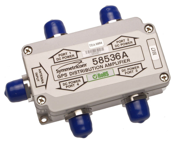 Symmetricom 58536A GPS 1x4 4-Way Active Antenna Signal Splitter Divider N Female-www.prostudioconnection.com