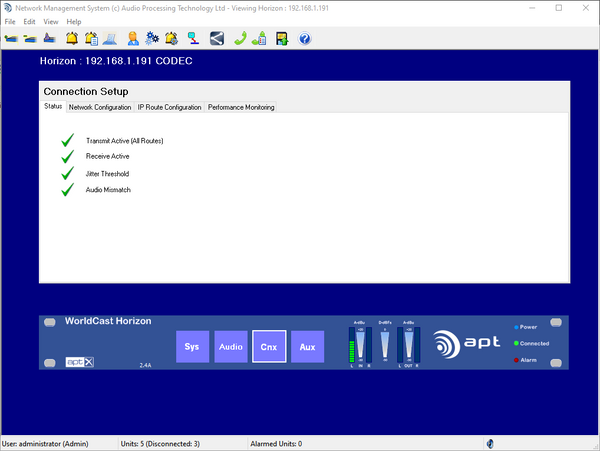 Worldcast Horizon APT-X Stereo Audio IP Codec w Broadcast Feature Set Analog XLR-www.prostudioconnection.com