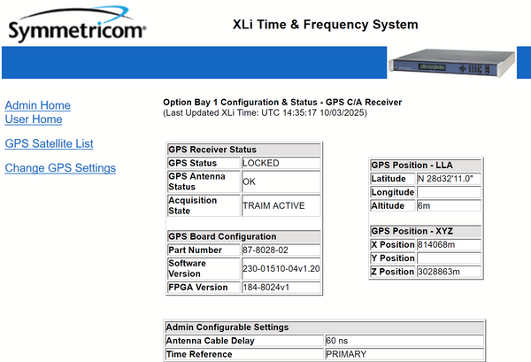 Symmetricom XLi OCXO UPGRADED GPS 10MHz LPN Oscillator NTP Time Server IRIG-B-www.prostudioconnection.com