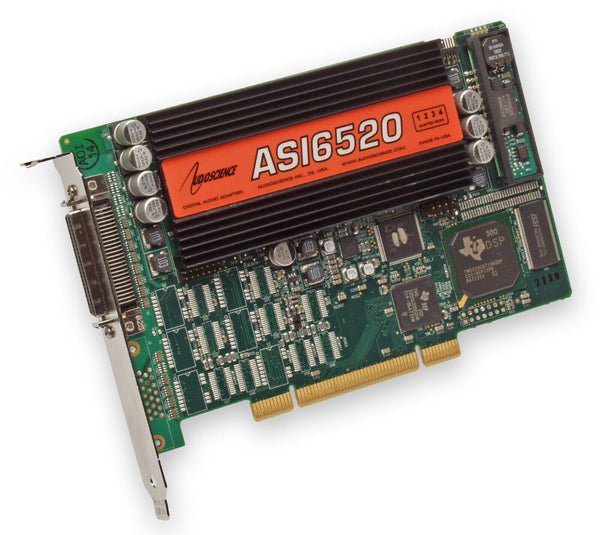 AudioScience ASI6520 Broadcast Balanced Analog XLR Multichannel PCI Sound Card [Refurbished]-www.prostudioconnection.com