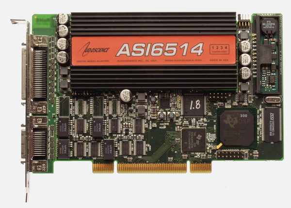 AudioScience ASI6514 PCI Broadcast Multichannel AES Digital & Balanced Analog [Refurbished]-www.prostudioconnection.com