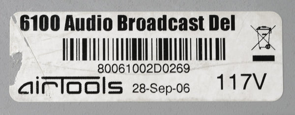 Symetrix Airtools 6100 AES Digital Audio Broadcast Profanity Delay DUMP Button-www.prostudioconnection.com