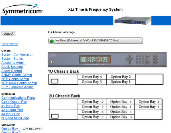 Symmetricom XLi OCXO UPGRADED GPS LPN 10MHz Oscillator NTP Time Server IRIG-B-www.prostudioconnection.com