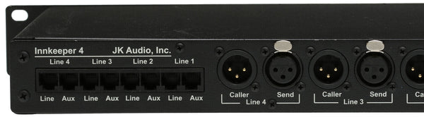 JK Audio Innkeeper 4 Line Broadcast Digital Hybrid Phone Audio Console Interface-www.prostudioconnection.com