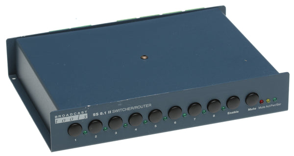 Broadcast Tools SS 8.1 II Audio Router Automation Serial Control Switcher RS-232-www.prostudioconnection.com