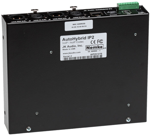 JK Audio AutoHybrid IP2 Broadcast VoIP AoIP Hybrid G.722 Wideband SIP Client [Used]-www.prostudioconnection.com