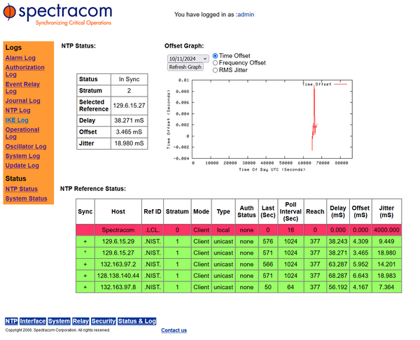 Spectracom 9388 NetClock Timecode NTP Network Time Server Protocol Ethernet IPv6-www.prostudioconnection.com