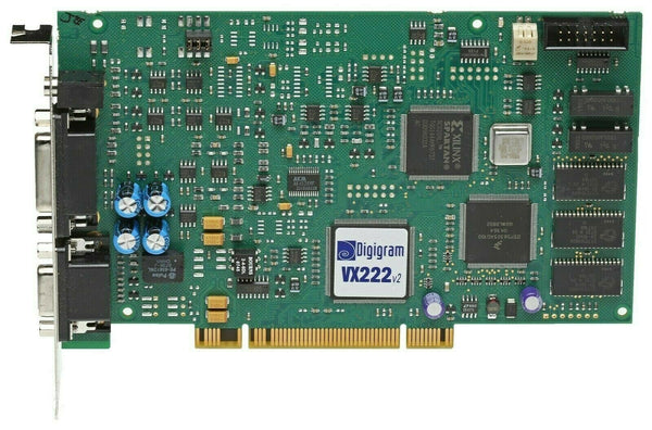 Digigram VX222 v2 24bit AES/EBU Balanced XLR Broadcast Digital Audio (Bare Card) [Used]-www.prostudioconnection.com