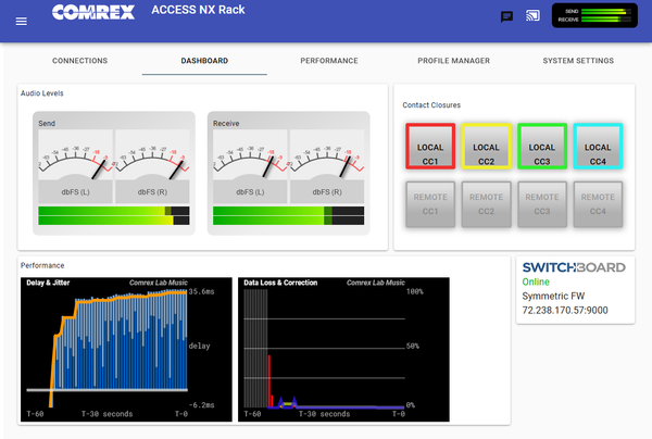 Comrex ACCESS NX w/ TS AES Digital Audio Over IP Internet Opus AAC AoIP Codec-www.prostudioconnection.com